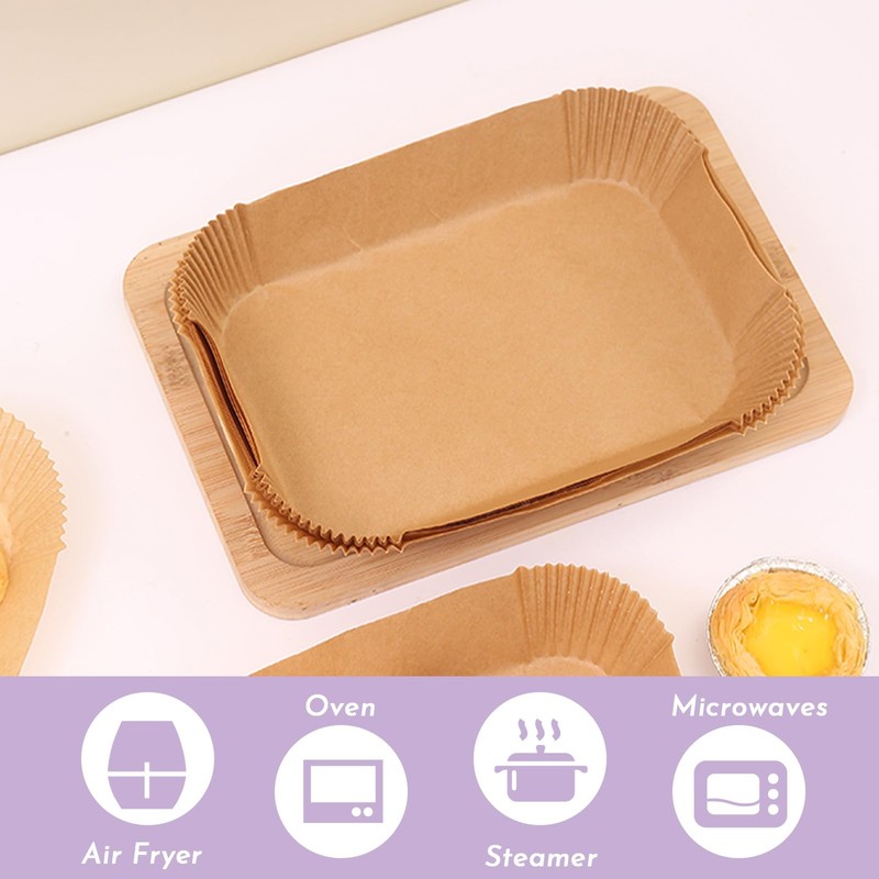 Enkis - Air Fryer Liners, 150pcs Rectangular (14 * 22CM)