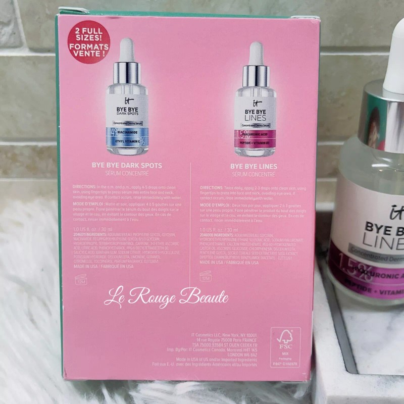 It Cosmetics Serums Duo - Bye Bye Lines + Dark