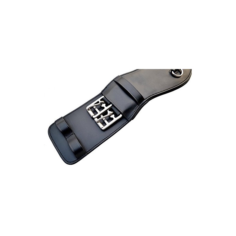 SIE Leather Dressage Strap Stress Relief Strap Black 22"
