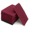 6" x 9" Gray & Maroon General Purpose Scuff Pads,