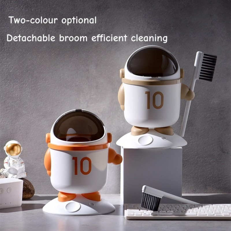Mini Trash Can with Lid,Small Desk Trash Can,Countertop Mini Garbage
