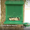 Gavinjitao Squirrel Feeders for Outside，Squirrel Feeder with Foldable Metal Front