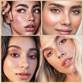 Freckle Makeup Pen - Natural Freckle Pen Makeup Tool Easy to Color Waterproof Longlasting Soft Sopt Pen Creating Fake Freckles for Natural Sun-kissed Makeup (01#)