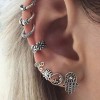 Patry Conjunto Aretes 8 Pza Bohemio Sol Luna Joyería Mano