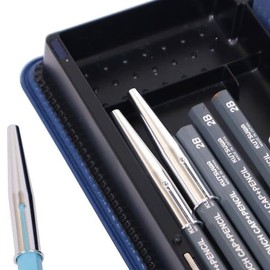 Kutsuwa RB017 STAD Pencil Cap, Silver (Set of 6)