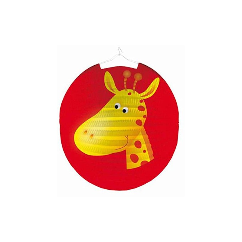 Lampion Safari-Motiv mit Tieren - Ø 25 cm, sortiert