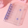 Purple A7 Mini Binder, Sticker Pad, Includes 10 Refills, 3D