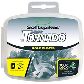 Soft Spikes S-548 (570) Silver Tornado (Tour Lock) 18P Silver x Black S-548 (570)