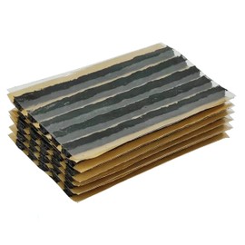 ZERINT TS-160D30 Tire Repair Strings Rubber Strips Plug Compatible with All Tubeless Car Motorcycle Truck Tractor Trailer RV ATV (1/4" x 4" Black 30pcs)