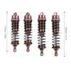 Shock Absorber, Improves Stability High-Strength 4-Piece RC Shock Absorber Front
