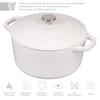 VORRINGARD Enameled Cast Iron Dutch Oven Pot with Lid, for