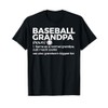 Baseball Grandpa Definition Grandson's Biggest Fan T-Shirt