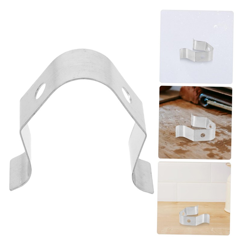 jojofuny Stainless Steel Thermometer Probe Holder Clamp for Kitchen BBQ