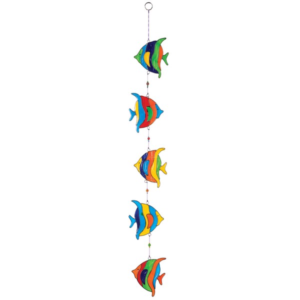 Purity Style String of 5 Angel Fish Suncatcher/Lightcatcher