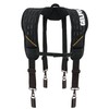 ToughBuilt GelFit Black Suspenders with Buckles, Loop & ClipTech Attachment