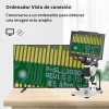Fnbrli Microscopio Electrónico Académico Con Pantalla Lcd Hd 1600x