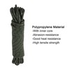 QUARKZMAN Polypropylen-Seil Diamantgeflecht Nylonseil 3/8" 50ft/15m Hohe Festigkeit für den