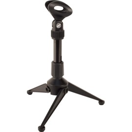 JS-MMS1 JamStands Mini Desktop Tripod Mic Stand w/Mic Clip