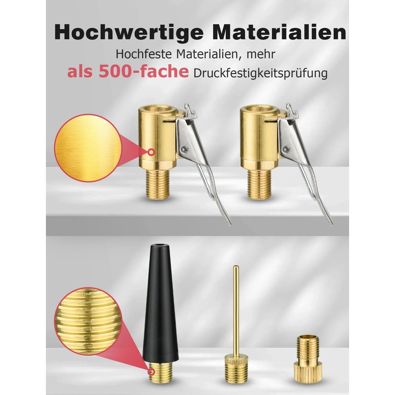 Mellbree Multifunctional Valve Adapter Set - Compatible with Bosch EasyPump,