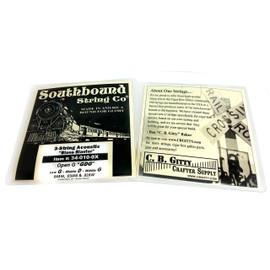 Acoustic Medium 3-String Cigar Box Guitar Strings - Low Open G