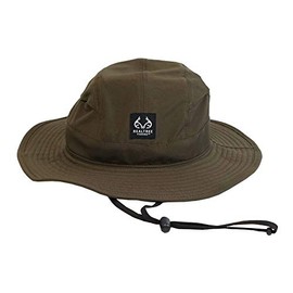 Staghorn Realtree Fishing Angler Boonie Hat, Slate Black Brown, One Size Fits Most