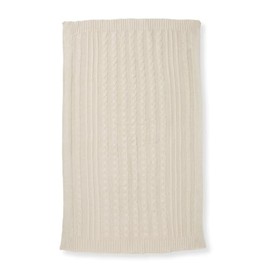 Burt's Bees Baby Infant Blanket, Cable Knit, Made with 100% Soft Breathable Organic Cotton, Nursing Blankets, Machine Wash Baby Newborn Essentials, Size 30 x 40 Inch