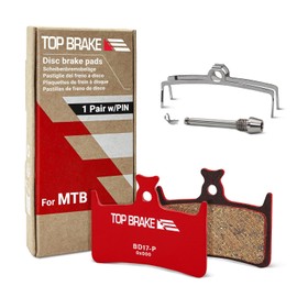 Pastillas de freno de disco Top Brake para bicicleta compatibles con Hope Tech E4/RX4-SH/RX4+/M4/Stealth Race Evo E4 | MTB, Downhill, Trail Bikes | Compuesto cerámico, opción silenciosa, versión de