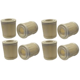 Arrow Pneumatics 3 Micron Replacement Filter Element EK35-3, Particulate Moisture Removing F3 Filters (3um, 08 Pack)