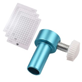 Die Cut Machine Pen Adapter with 3pcs Cutting Mat 6.5x4.5in for CRICUT Joy Cutting Machine Aluminum Alloy Pen Holder for 8mm Diameter Marker