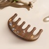 TAN MUJIANG Palm-Sized Wood Comb Worry-free | Bamboo & Crane