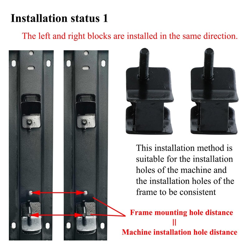 KIKITE Generator Anti Vibration Rubber Mount for 2000w 3000w 3500w