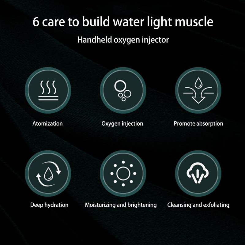 Oxygen Hydration Injector Portable Household Oxygen Airbrush Sprayer Skin Moisturizing