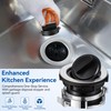 Saillong Garbage Disposal Sink Flange Kit with Garbage Disposal Stopper