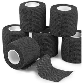 Black Bandages Tape 30 Pack, Soft Painless Removal, Hypoallergenic & Gentle On Skin 3