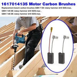 1617014135 Carbon Brushes For Bosch GBH 7 DE GBH 7-45 DE GBH 7-46 DE GBH 7-36 S20G A69 Carbon Brush,Rotary Hammer Carbon Brushes Set (4 Pack)