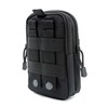 TacFirst Molle Bag T195 Belt Bag EDC Pouch Organiser (Black,