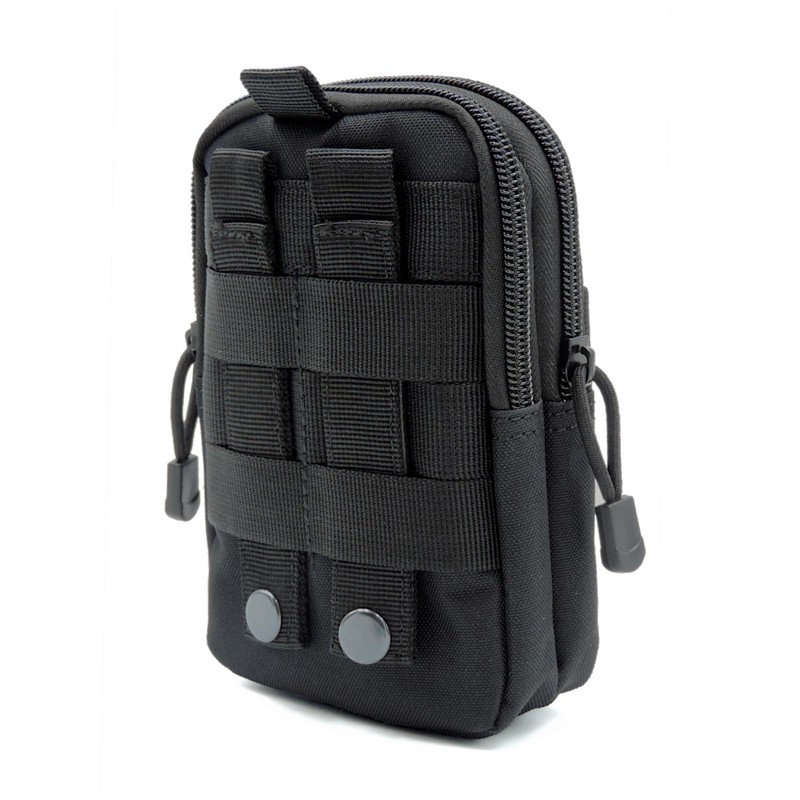 TacFirst Molle Bag T195 Belt Bag EDC Pouch Organiser (Black,