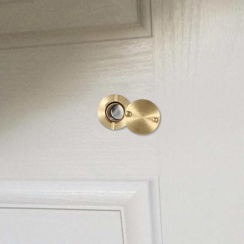 Sumnacon Safety Door Viewer,Solid Brass 220-degree Door Viewer/Peephole with Heavy
