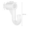ULTECHNOVO 6 pcs Wardrobe Rod Bracket Adjustable Closet Pole Holder