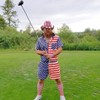 Zesties Male Romper (Large, American Flag)