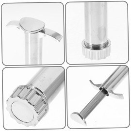 BELLIFFY 1 Set Pottery Clay Squeezer Metal Squeezer for Clay Stainless Clay Squeezer Clay Extruder Tools Squeeze Polymer Clay Tool Stainless Steel Clay Extruder Multi-use Clay Squeezer