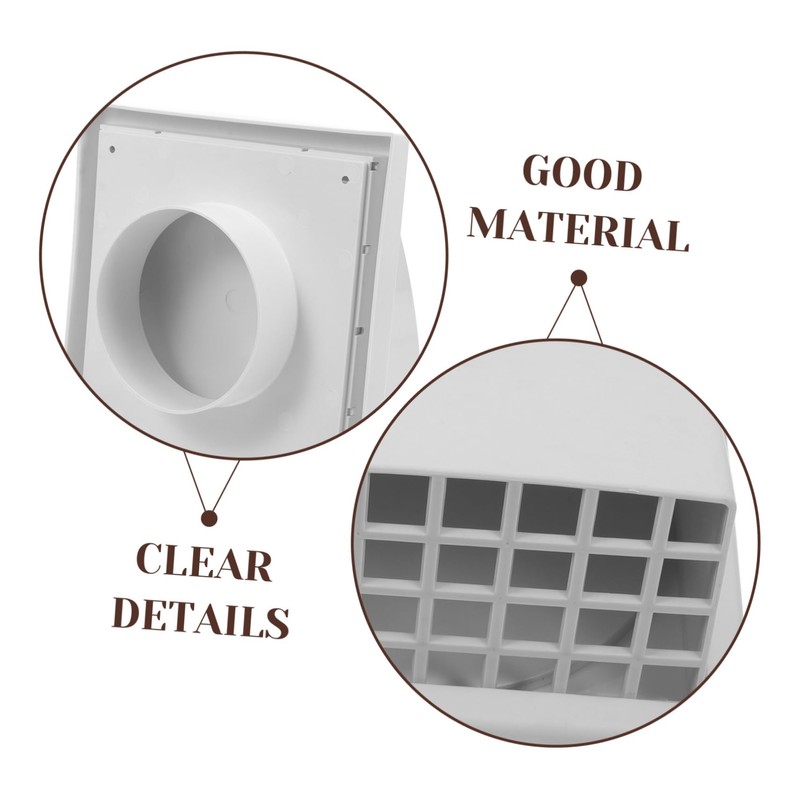 WHAMVOX Outdoor Vent Cover Grille Plastic Wall Vent Cover for