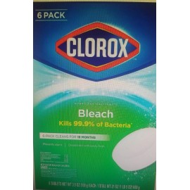 Clorox ULTRA CLEAN TOILET BOWL CLEANER TABLETS, CLEANS & DEODORIZES (3.5 oz, 6 Ct)