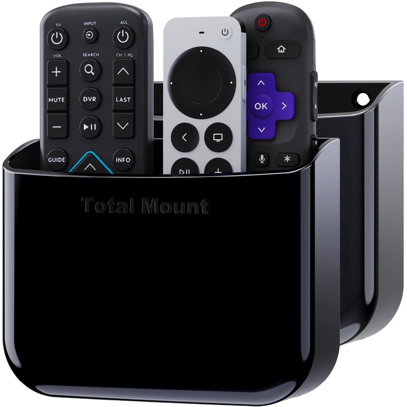 TotalMount Hole-Free Remote Holders – Eliminate Need to Drill Holes
