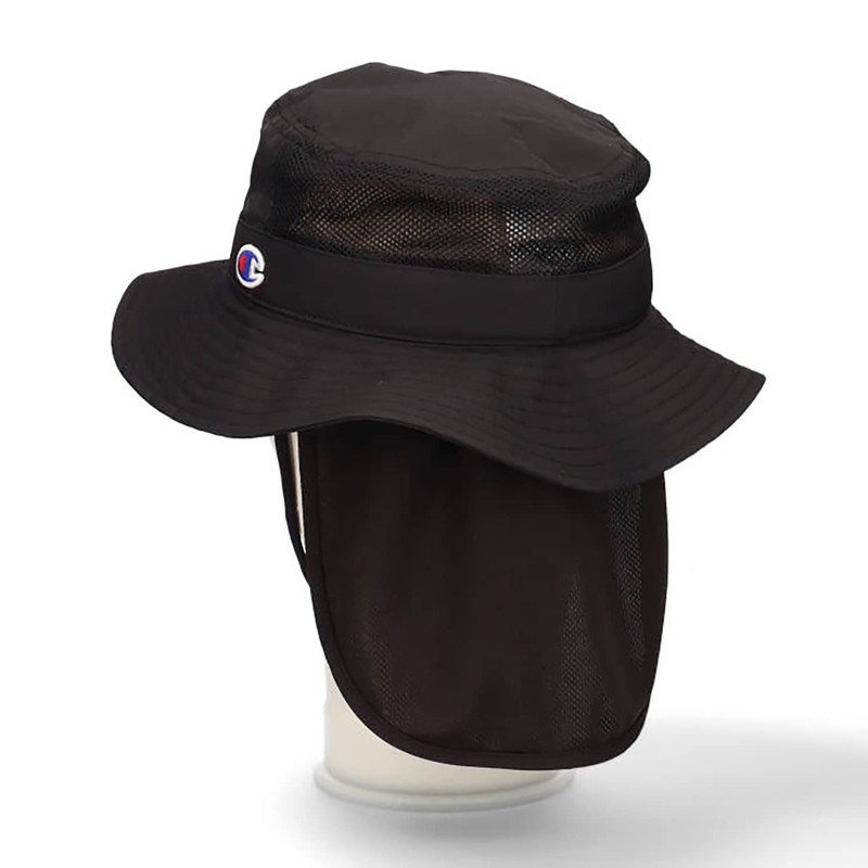 Champion Kid's Sunshade Hat with Sun Shade Sauce, Black