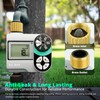QUOBAS Sprinkler Timer, Programmable Hose Timers with Brass Inlet &
