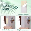 Weysat 8 Pcs 1" x 2-1/4" Door Edge Hole Filler