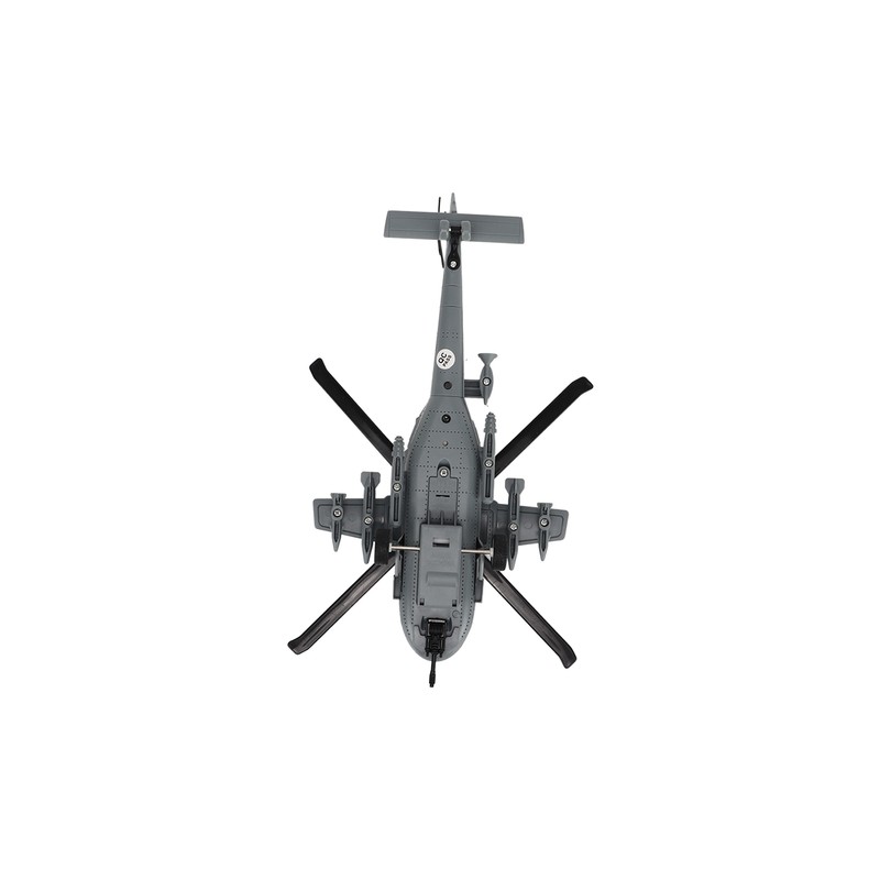 Diecast Metal Helicopter Model Sound Light Pullback Alloy Fighter Aircraft