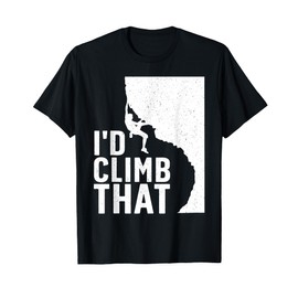 Funny Rock Climbing Art For Men Women Alpinism Rock Climber T-Shirt