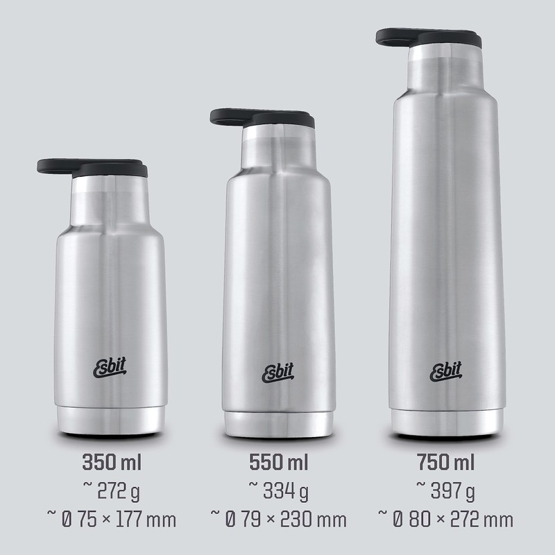 Esbit Isolierflasche Pictor - Edelstahl Thermoflasche 750 ml - mit